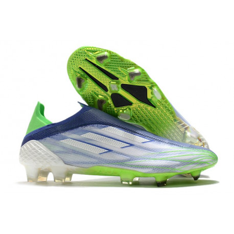 Buty Piłkarskie adidas X Speedflow+ FG Niebieski Zielony