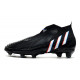 Buty Piłkarskie adidas Predator Edge+ FG Czarny Biały Czerwony 