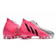 Buty Piłkarskie adidas Predator Edge+ FG Różowy Czarny Biały 