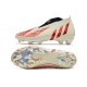 Buty Piłkarskie adidas Predator Edge+ FG Biały Czerwony Złoto