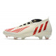Buty piłkarskie adidas Predator Edge.1 FG Biały Czerwony Złoto