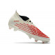 Buty piłkarskie adidas Predator Edge.1 FG Biały Czerwony Złoto