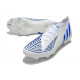 Buty piłkarskie adidas Predator Edge.1 FG Biały Niebieski 