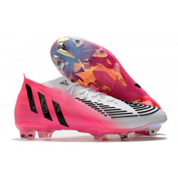 Buty piłkarskie adidas Predator Edge.1 FG Różowy Czarny Biały