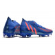 Buty piłkarskie adidas Predator Edge.1 FG Niebieski Czerwony
