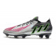 Korki piłkarskie adidas Predator Edge.1 L FG Srebro Czarny Różowy