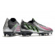 Korki piłkarskie adidas Predator Edge.1 L FG Srebro Czarny Różowy