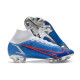 Nike Buty Mercurial Superfly 8 Elite FG Niebieski Czerwony