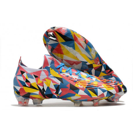 adidas Predator Edge.1 L FG Geometric Niebieski Zawistny Czerwony