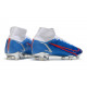Nike Buty Mercurial Superfly 8 Elite FG Niebieski Czerwony