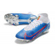 Nike Buty Mercurial Superfly 8 Elite FG Niebieski Czerwony