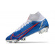 Nike Buty Mercurial Superfly 8 Elite FG Niebieski Czerwony
