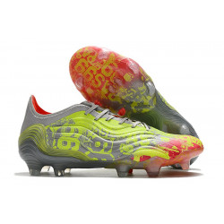 Buty piłkarskie adidas Copa Sense.1 FG Clear Onix Biały Solar Żółty