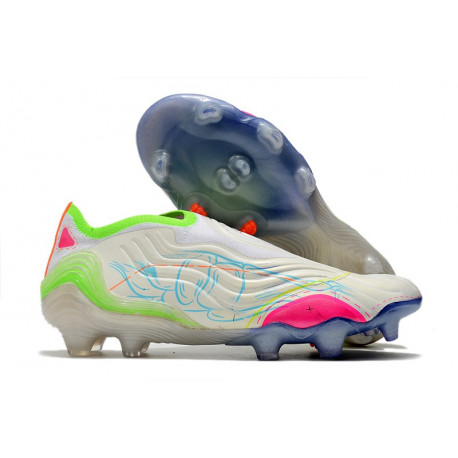 Buty adidas Copa Sense+ FG Biały Solar żółty Shock Różowy