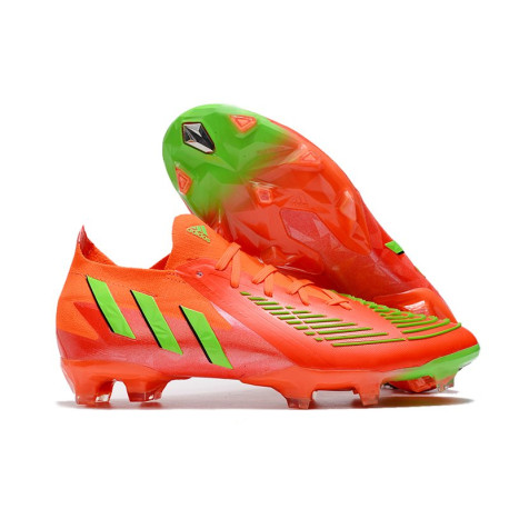 Korki piłkarskie adidas Predator Edge.1 L FG Pomarańczowy Zielony