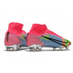 Nike Buty Mercurial Superfly 8 Elite FG Niebieski Różowy Zawistny