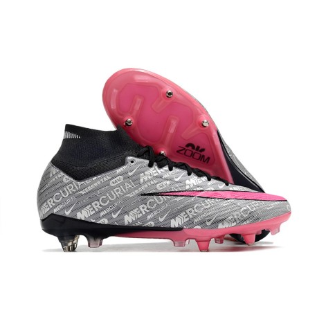 Nike Zoom Mercurial Superfly 9 Elite XXV SG Srebro Różowy 