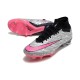 Nike Zoom Mercurial Superfly 9 Elite XXV SG Srebro Różowy 