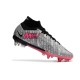 Nike Zoom Mercurial Superfly 9 Elite XXV SG Srebro Różowy 