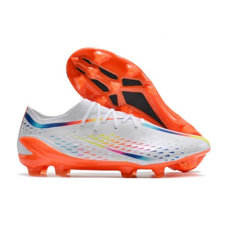 Korki adidas X Speedportal.1 FG Biały Pomarańczowy