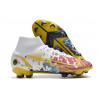 Nike Mercurial Superfly VIII Elite FG Biały Czerwony Złoto
