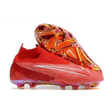 Nike Gripknit Phantom GX Elite FG Czerwony Biały 