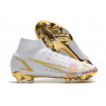 Nike Korki Mercurial Superfly 8 Elite FG Biały Różowy Złoto