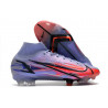 Nike Mercurial Superfly 8 Elite FG Mbappe Fioletowy Srebrny metalik