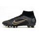 Buty Nike Mercurial Superfly 8 Elite AG Czarny Złoto Srebro