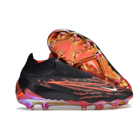 Korki Pilkarskie Nike Phantom GX Elite DF FG Czarny Czerwony