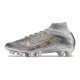 Nike Zoom Mercurial Superfly 9 Elite AG Srebro 