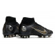 Buty Nike Mercurial Superfly 8 Elite AG Czarny Złoto Srebro