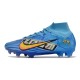 Nike Air Zoom Mercurial Superfly 9 Elite FG X Mbappe Niebieski Zawistny