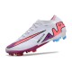 Nike Air Zoom Mercurial Vapor XV FG Biały Różowy Niebieski