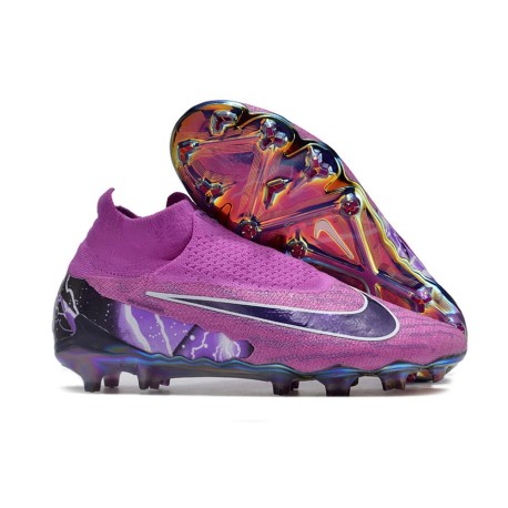 Korki Pilkarskie Nike Phantom GX Elite DF FG Fioletowy Czarny 