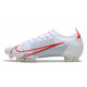 buty piłkarskie Nike Mercurial Vapor 14 Elite FG Biały Czerwony