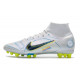 Buty Nike Mercurial Superfly 8 Elite AG Szary Niebieski Czarny 
