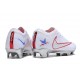 Korki Nike Zoom Mercurial Vapor 15 FG Biały Czerwony