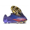 Korki adidas X Crazyfast + FG Salah Fioletowy Czerwony Niebieski 