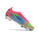 buty piłkarskie Nike Mercurial Vapor 14 Elite FG Niebieski Różowy Zielony 