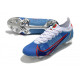buty piłkarskie Nike Mercurial Vapor 14 Elite FG Niebieski Czerwony Srebro