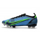 buty piłkarskie Nike Mercurial Vapor 14 Elite FG Niebieski Czarny 
