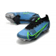 buty piłkarskie Nike Mercurial Vapor 14 Elite FG Niebieski Czarny 