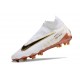 Korki Pilkarskie Nike Phantom GX Elite DF FG Biały Złoto