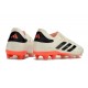 adidas Copa Pure 2 Elite + FG Solar Energy - Kość Słoniowa Czarny Czerwony