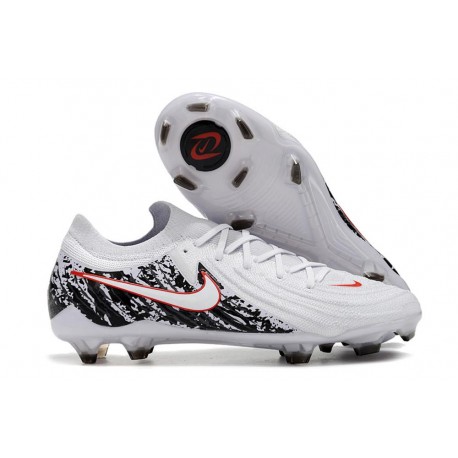 Korki piłkarskie Nike Phantom GX FG Biały Czarny Czerwony