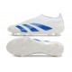 adidas Predator Elite Laceless FG Biały Niebieski