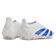 adidas Predator Elite Laceless FG Biały Niebieski