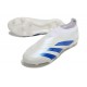 adidas Predator Elite Laceless FG Biały Niebieski