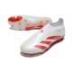 adidas Predator Elite Laceless FG Biały Czerwony